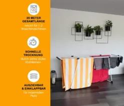 Yoursol Teleskop-Wäscheständer, weiß