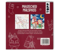 Zauberpapier-Malbuch »Fröhliche Weihnachten«