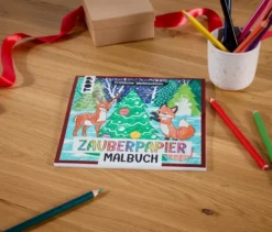 Zauberpapier-Malbuch »Fröhliche Weihnachten«