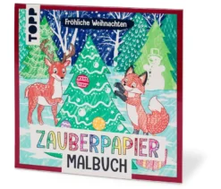 Zauberpapier-Malbuch »Fröhliche Weihnachten«