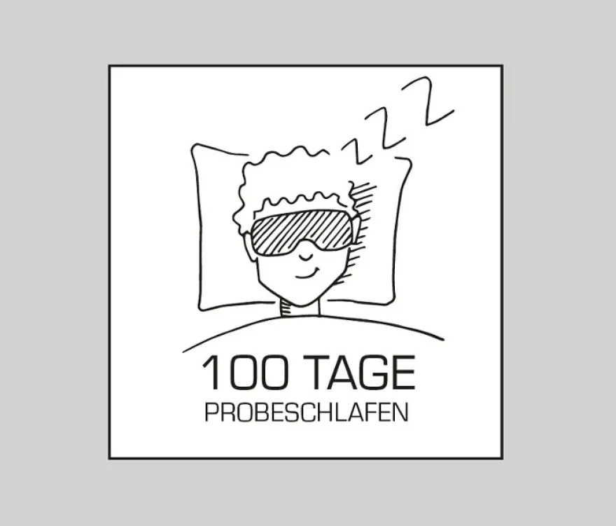 7-Zonen-Tonnentaschen-Federkernmatratze, 1000er, Härtegrad 3, 100 x 200 cm