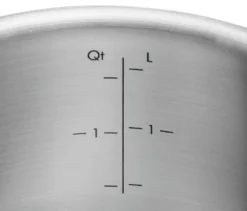 ZWILLING PURE Edelstahl-Kochgeschirr-Set, 5-teilig, grau