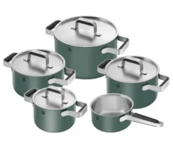 ZWILLING PURE Edelstahl-Kochgeschirr-Set, 5-teilig, grün